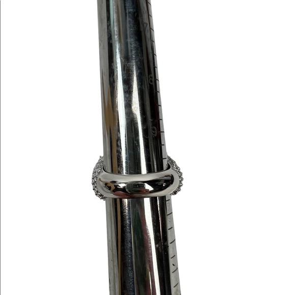 GLD Iced Owl Ring Vermeil .925 - Picture 8 of 9